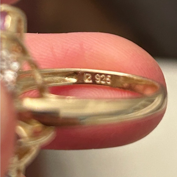 ❤️ Amethyst Flower Cluster Ring 😍 Marked lowest price 🥰 - Picture 11 of 15